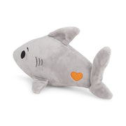 Petface Seriously Strong Rubberoid Shark Plush Dog Toy