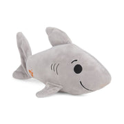 Petface Seriously Strong Rubberoid Shark Plush Dog Toy