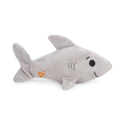 Petface Seriously Strong Rubberoid Shark Plush Dog Toy