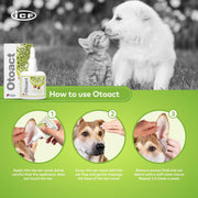 Nextmune Otoact Ear Cleansing Solution for Dogs and Cats