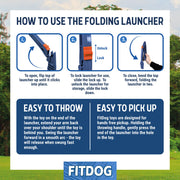 Rosewood Fit Dog Rugby Ball Launcher