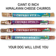 Himalayan Pet Supply Churro Stix Cheese Dog Chew