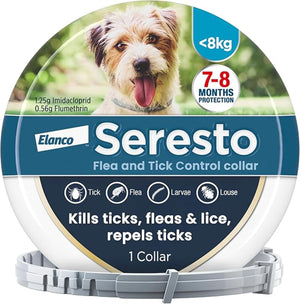 Seresto Flea and Tick Control Collar for Dogs under 8kg