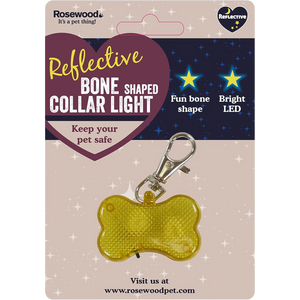 Bone Shaped Reflective Collar Light