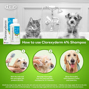 Nextmune Clorexyderm 4% Shampoo