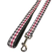 Rosewood Red Check Dog Lead