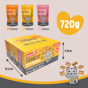 Rosewood Daily Eats Cat Cushions Treats Variety Box - 12 x 60g