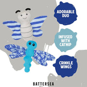 Rosewood Battersea Butterfly & Dragonfly Duo Cat Toy