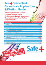 Safe4 Solutions Disinfectant Concentrate 5L