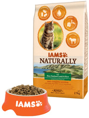 IAMS Naturally Adult Cat New Zealand Lamb & Rice Dry Cat Food