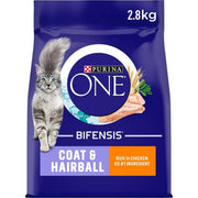 PURINA® ONE Coat and Hairball Chicken Dry Cat Food