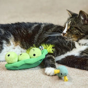 Petface Peas In A Pod Plush Cat Toy