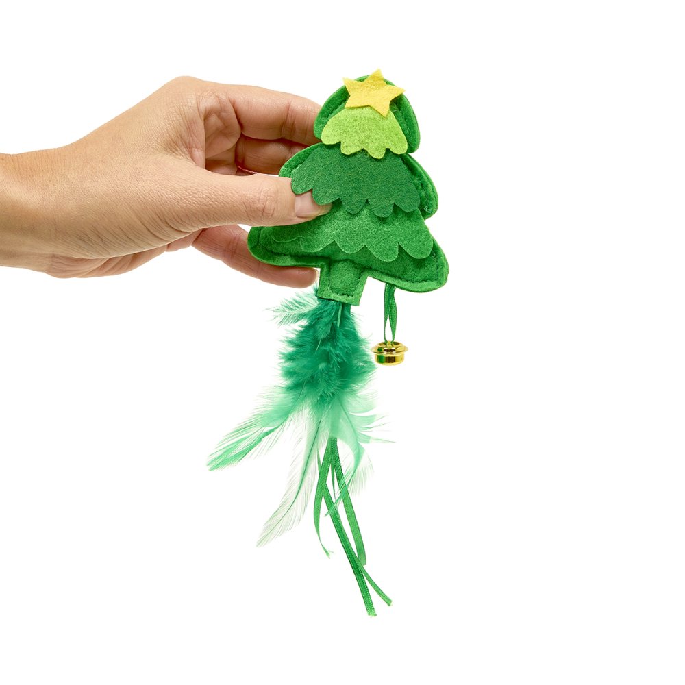 Petface Felt Snowman & Tree Assorted Cat Toy