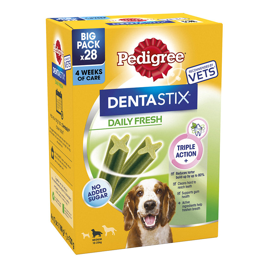 Pedigree Dentastix Fresh Medium Dog 28 Sticks