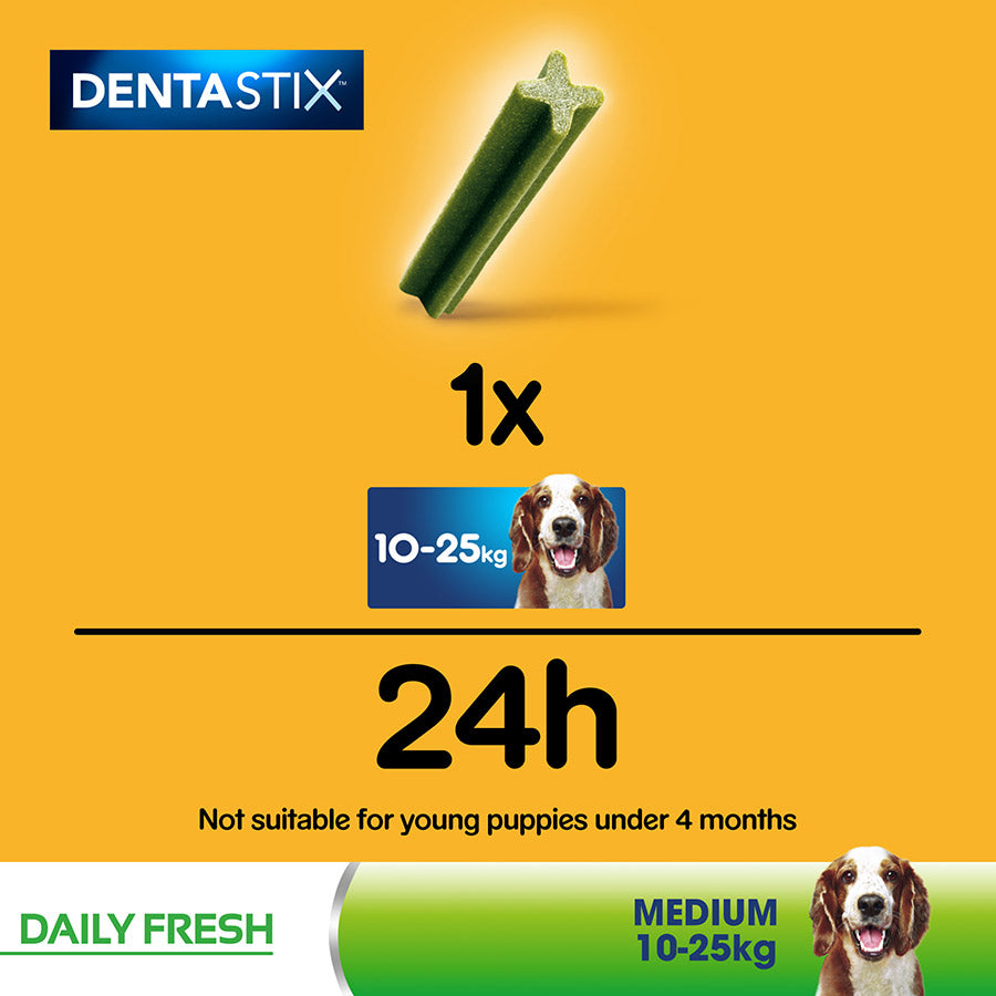 Pedigree Dentastix Fresh Medium Dog 28 Sticks