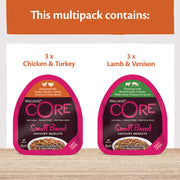 Wellness Core Small Breed Savoury Medleys Farmer Selection Wet Dog Food