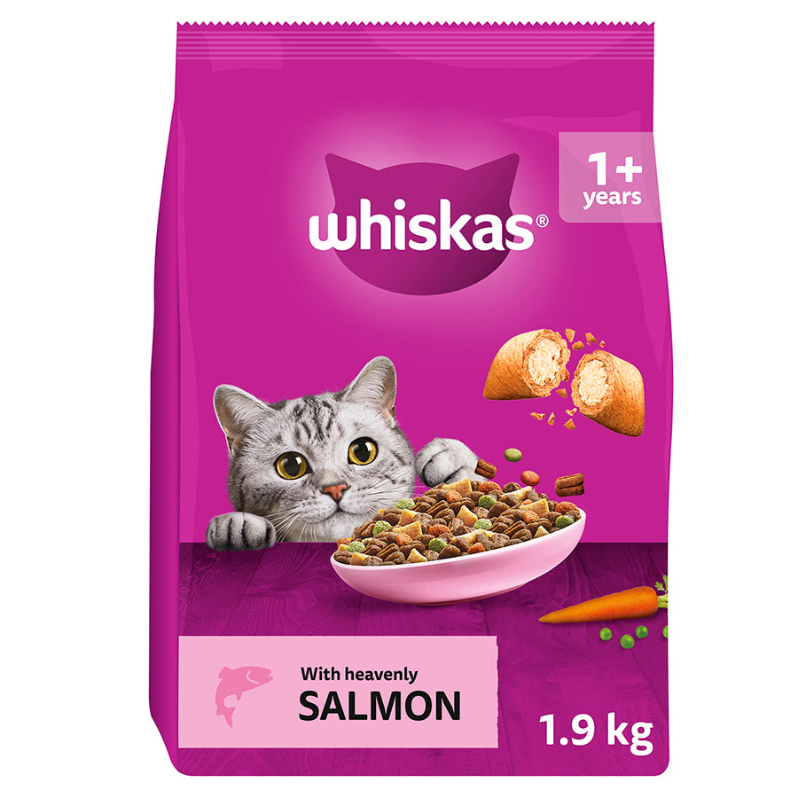 Whiskas 1+ Complete Salmon Dry Food