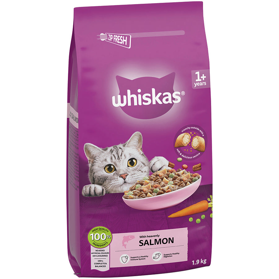 Whiskas 1+ Complete Salmon Dry Food