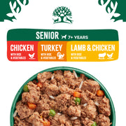 James Wellbeloved Senior Dog Food Variety Pack in Loaf