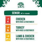 James Wellbeloved Senior Dog Food Variety Pack in Loaf