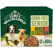 James Wellbeloved Grain Free Senior Dog Food Variety Pack in Loaf