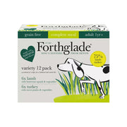 Forthglade Complete Grain Free Adult Lamb & Turkey Variety Pack Wet Dog Food