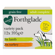 Forthglade Complete Grain Free Adult Lamb & Turkey Variety Pack Wet Dog Food