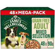 James Wellbeloved Grain Free Mixed Selection in Gravy Pouches Adult Wet Dog Food
