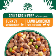James Wellbeloved Grain Free Mixed Selection in Gravy Pouches Adult Wet Dog Food