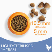 IAMS Vitality Adult Cat Light Sterilised Chicken Dry Cat Food