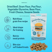 Wonderful World of Treats Beef Burger Dog Treats