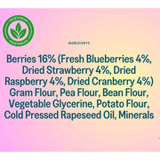 Wonderful World of Treats Berry Cake Dog Treats