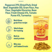 Wonderful World of Treats Pepperoni Pizza Dog Treats