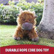 Rosewood Tough Rope Core Cow Dog Toy