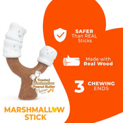 Nylabone Toasted Marshmallow & Peanut Butter Strong Stick Large
