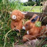 Ancol Heritage Fergus Highland Cow Dog Toy