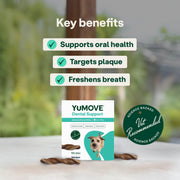 YuMOVE® Dental Care Sticks for Dogs | 14 Sticks | Natural Oral Health for Small to Large Breeds