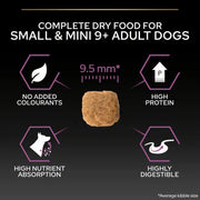 Purina PRO PLAN® Small and Mini Adult 9+ Senior Age Defence Chicken Dry Dog Food