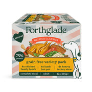 Forthglade Complete Adult Turkey, Lamb & Chicken Variety Pack Wet Dog Food