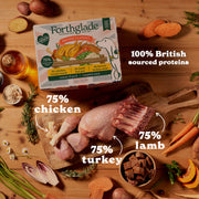 Forthglade Complete Adult Turkey, Lamb & Chicken Variety Pack Wet Dog Food