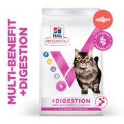 Hill's Vet Essentials Multi-Benefit + Digestion Adult Cat Salmon 1.5kg Dry Food