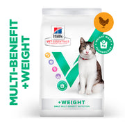 Hill's Vet Essentials Multi-Benefit + Weight Young Adult Cat Chicken Dry Food