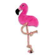 Beco Recycled Soft Flamingo Dog Toy