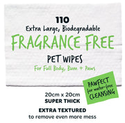Bugalugs Essentials Biodegradable Body Wipes