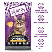 Burns Adult & Senior Cat Original Chicken Dry Cat Food