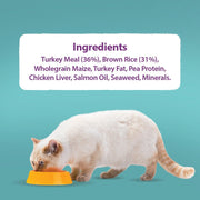 Burns Adult & Senior Cat Original Turkey Dry Cat Food