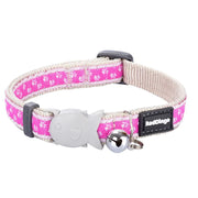 Red Dingo Pussyprint Pink Cat Collar