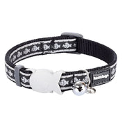 Red Dingo Reflective Fish Black Cat Collar