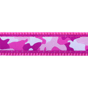 Red Dingo Camouflage Hot Pink Dog Lead