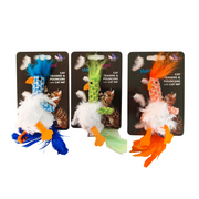 Hem and Boo Feather Bird Plush Cat Toy